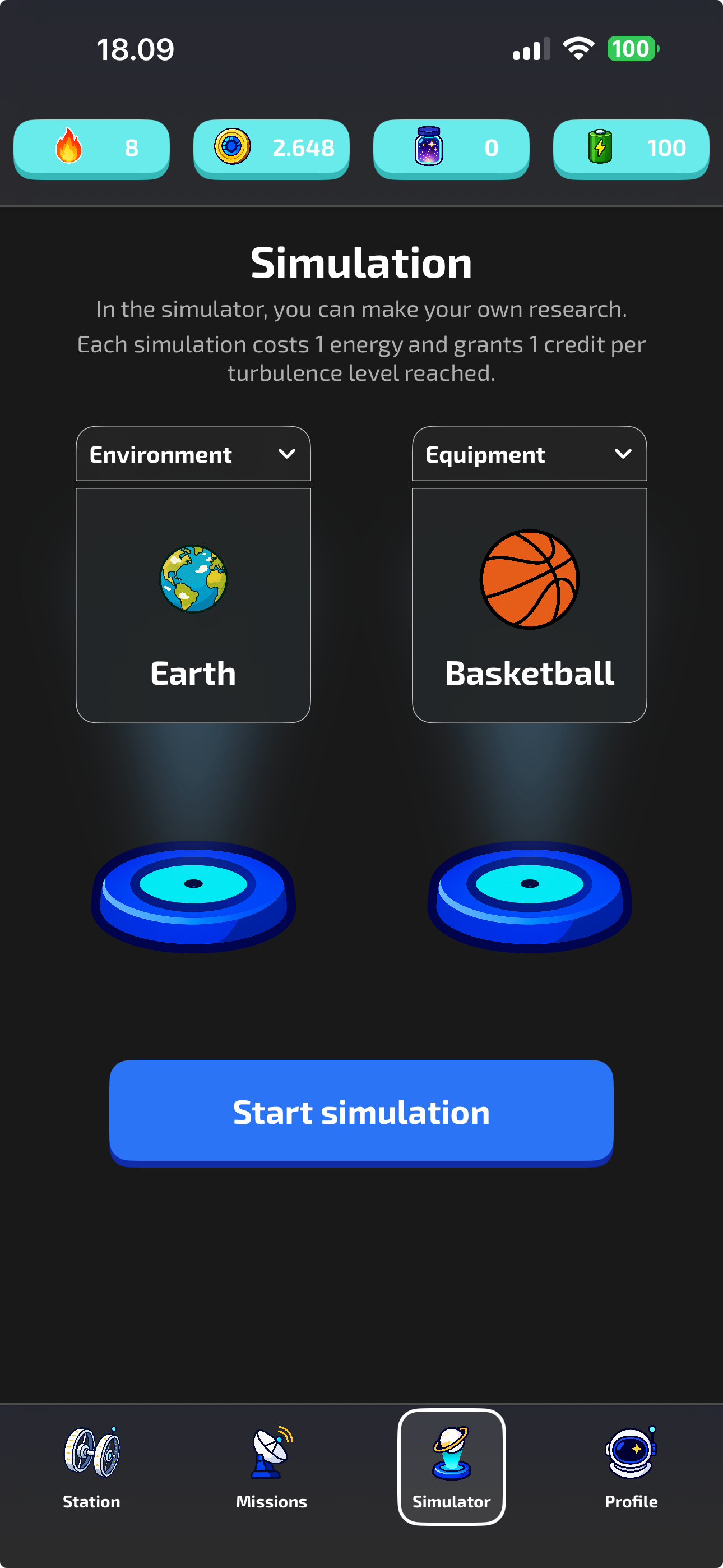 Tilterra screenshot: balancing challenge