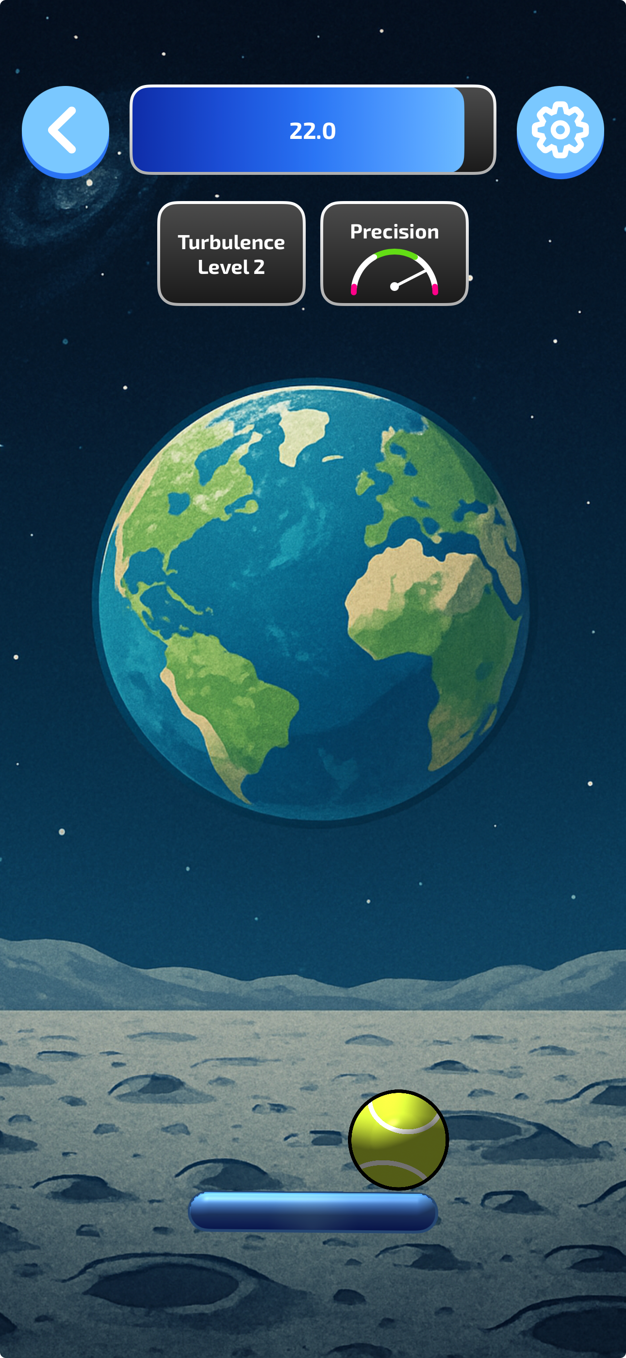 Tilterra screenshot: level progress